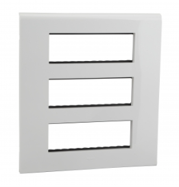 Legrand Myrius PLATE + FRAME 18Module WHITE - 673218