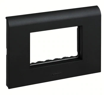 Legrand Myrius Plate+Frame 3Module Black - 673223