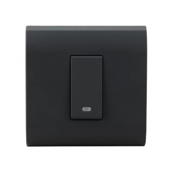 Legrand Myrius New Black Plate+Frame 1Module - 673231