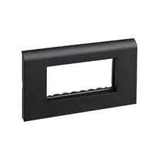 Legrand Myrius New Black Plate+Frame 4Module - 673234