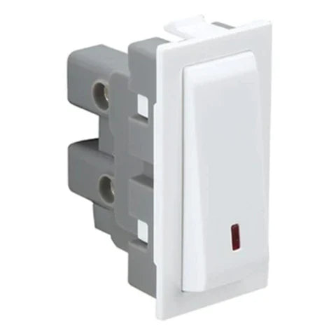 Legrand Britzy 25A SP 1 Way Switch with Indicator – 1 Module 6734 24