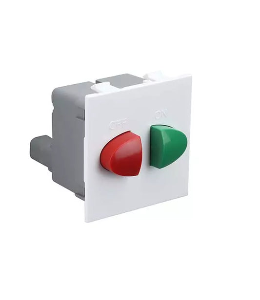 Legrand Britzy 25A Motor Starter - 2 Module White Mechanism 673466