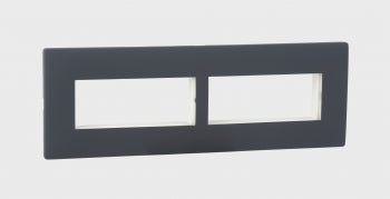 Legrand Mylinc Plate (H) Matt Grey 8Module - 676355