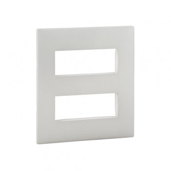 Legrand Mylinc PLATE (S) PEARL WHITE 8Module (2x4) - 676366