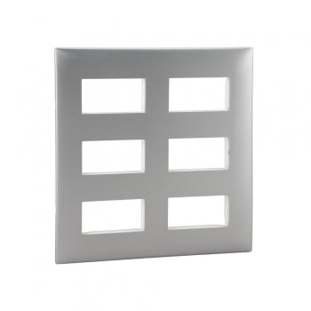 Legrand Mylinc Plate Silver Alu. 18Module - 676389
