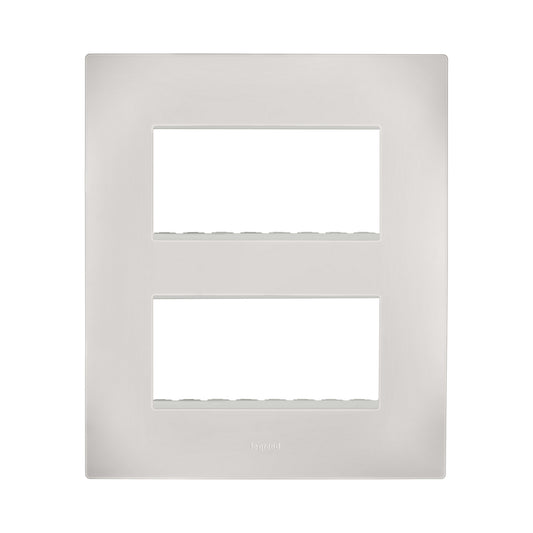 Legrand Lyncus CLASSIC White PLATE + FRAME 8Module (S) (2x4) - 677509