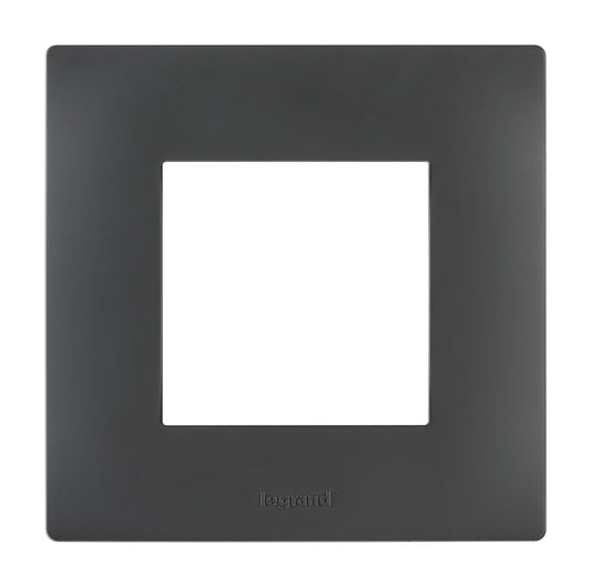Legrand Lyncus Plate + Frame Chic Grey 2Module - 677522