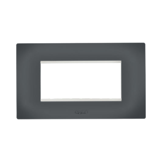 Legrand Lyncus Plate + Frame Chic Grey 4Module - 677524