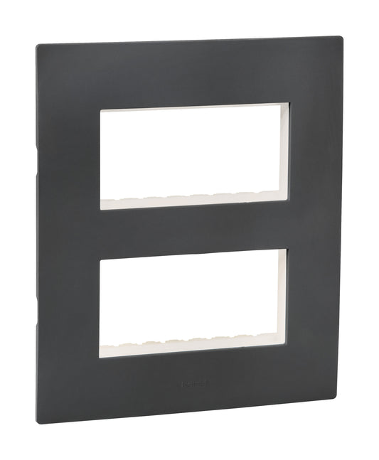 Legrand Lyncus Plate + Frame Chic Grey 8Module (S) (2x4) - 677529