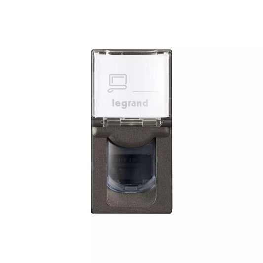Legrand Myrius Information Socket – RJ45 – Cat 5E – UTP – Toolless with Shutter – 1 Module 679464