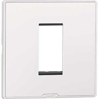 Legrand Myrius NEXTGEN PLATE+FRAME 1Module WHITE - 679501