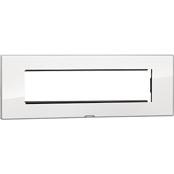 Legrand Myrius NEXTGEN PLATE+FRAME ICE WHITE 8Module (H) - 679528