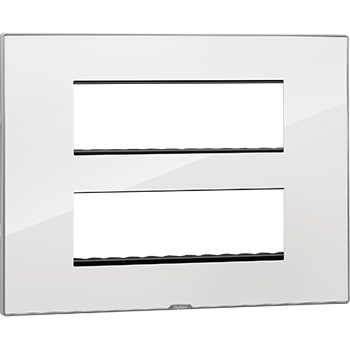 Legrand Myrius NEXTGEN PLATE+FRAME ICE WHITE 12Module - 679532