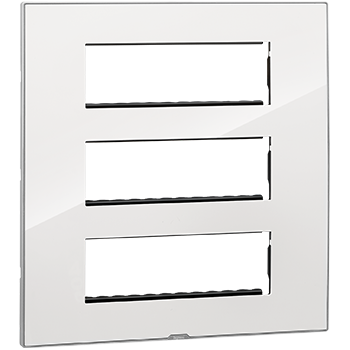 Legrand Myrius NEXTGEN PLATE+FRAME ICE WHITE 18Module - 679538