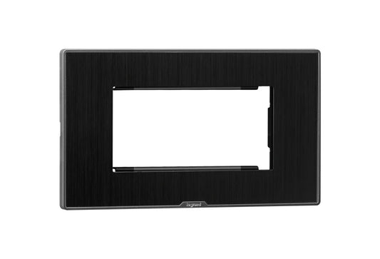 Legrand Myrius Cover Plate – 4 Module – Dark Fade 679604