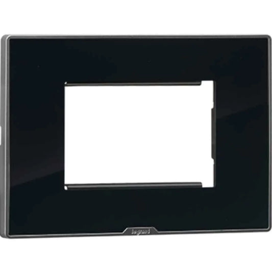 Legrand Myrius Cover Plate – 3 Module – Charcoal Grey 679703