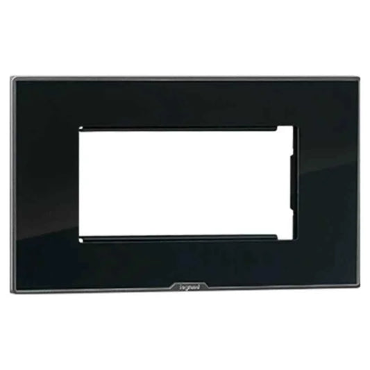 Legrand Myrius Cover Plate – 4 Module – Charcoal Grey 679704