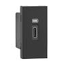 Legrand Allzy USB Charger 2A Type-C 1M Matt Black (Cat No. 681284)