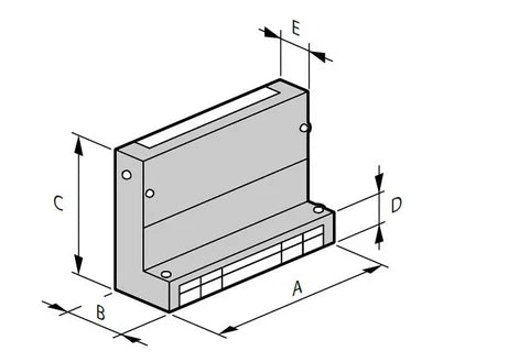 Legrand Raceways Accessory – Vertical Riser 300mm for Screed Floor – 689733