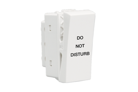 Havells Athena Do Not Disturb Two Way Switch Pure White | Modular DND Switch with Wide Voltage Operation
