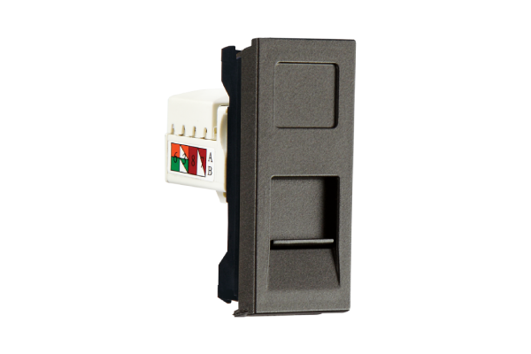 Havells RJ45 Cat6 Jack | Modular Data Socket with Tool-Free Connector
