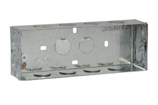 Havells 8M H GI Box ACTXMIIH08 | Rust Resistant Horizontal Modular Switch Box