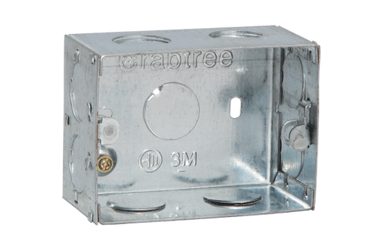 Havells 3M GI Box ACTXMIIX03 | Rust Resistant Modular Switch Box