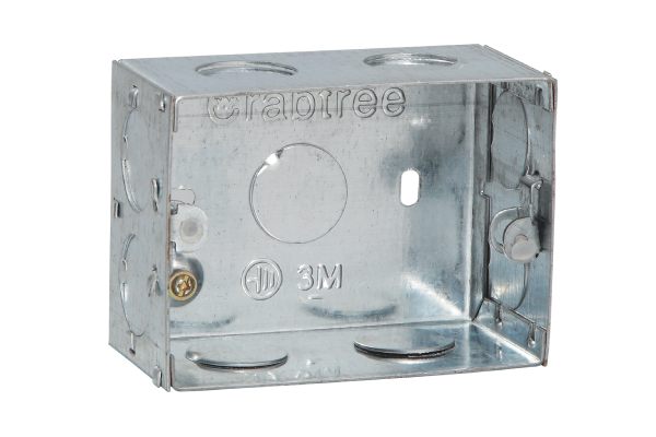 Havells 3M GI Box ACTXMIIX03 | Rust Resistant Modular Switch Box