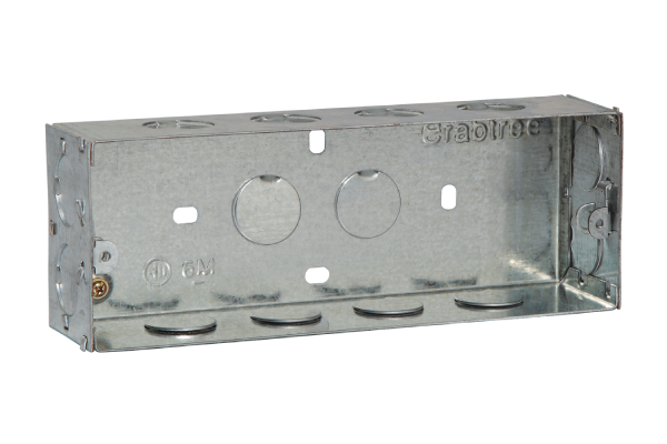 Havells 6M GI Box ACTXMIIX06 | Rust Resistant Modular Switch Box