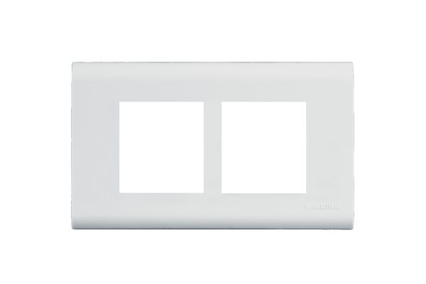 Havells Verona 4M Plate ACVPPCWV04 | Pure White Glossy Cover Frame