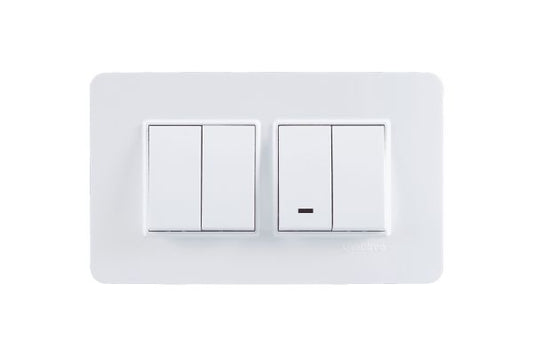 Havells Signia 4M Front Plate ACWPLCWV04 | Elegant Design Plate with Pillar