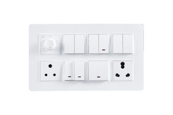Havells Signia 16M Front Plate ACWPLCWV16 | Embossed Design Plate with Soft Corners