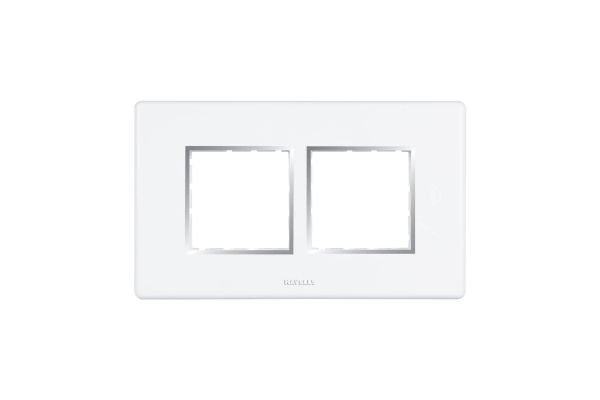 Havells Fabio Frameio 4M Front Plate AHFPLBWV04 | Chrome Finish Bezel with Slim Sturdy Design