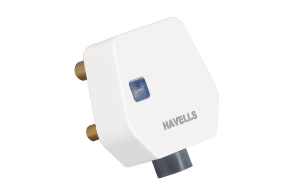 Havells 6A Plugtop with Indicator AHLGWXW063 | ISI Marked 240V Plug Top with Brass Pins