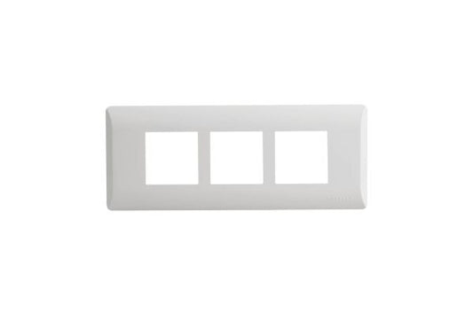 Havells Coral 6M Cover Frame AHLPLCWV06 | Pure White Glossy Cover Plate