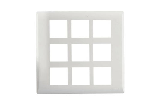 Havells Coral 18M Cover Plate AHLPLCWV18 | Pure White Glossy Cover Frame