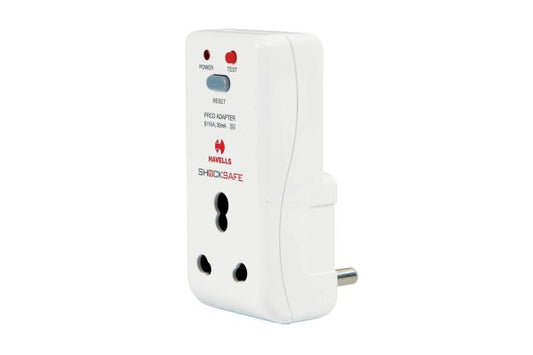 Havells Lifesavior 16A PRCD Adaptor AHLS301600 | Shock Protection RCD Power Adaptor