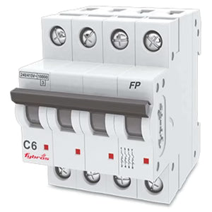 Lauritz Knudsen (Formerly L&T Switchgear Business) 16A Four Pole (FP) MCB – 4 Module – Cat. No. BB40160C