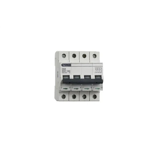 Lauritz Knudsen (Formerly L&T Switchgear Business) 63A Four Pole MCB – 4 Module (BB40630C)