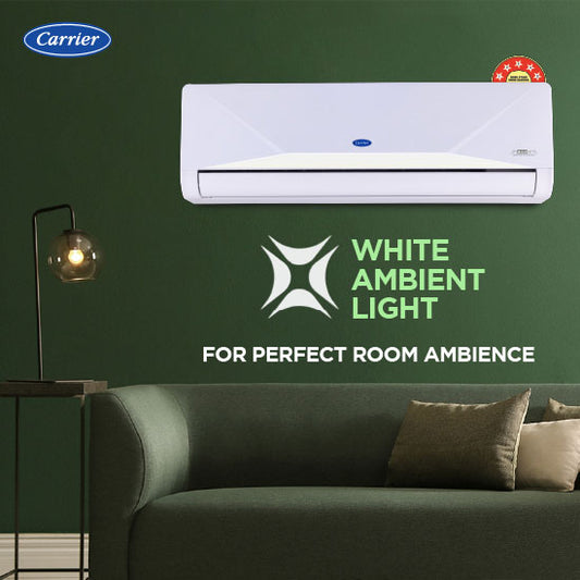 Carrier Xceed Lumo GXi Wi-Fi 2.0 2 Ton 5 Star Alpha HybridJet Inverter R32 Split Air Conditioner X-Glow Smart Connect CAI24XM5R36W0