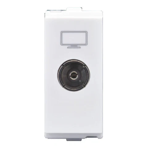 MKSR TV Socket – 1M – White (CB91101TW00)