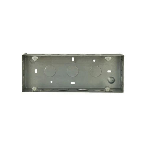MKSR GI Metal Mounting Box – 8 Module Horizontal (CB91108WM00)