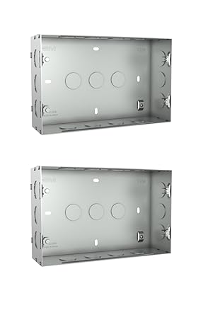 MKSR GI Metal Mounting Box – 12 Module (CB91112WM00)