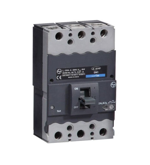 Lauritz Knudsen (Formerly L&T Switchgear Business) DN1-250C MCCB 200–250A 3 Pole 25kA – Outgoing Device for SMDB TN630D – CM90638OOPO