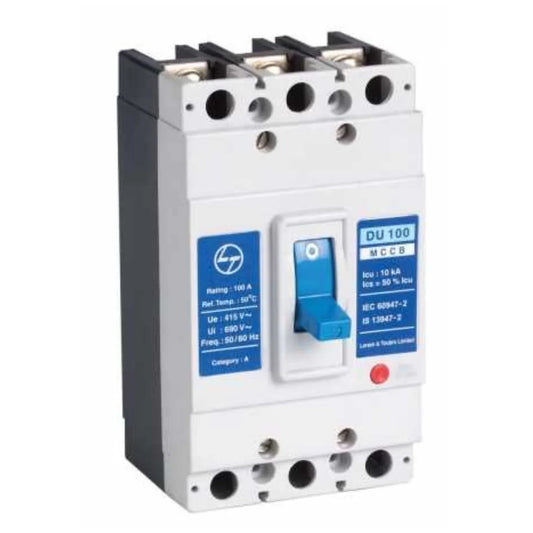 Lauritz Knudsen (Formerly L&T Switchgear Business) DU400N MCCB 320–400A Triple Pole (TP) – 50kA Heavy-Duty Circuit Breaker (CM98402OORO)