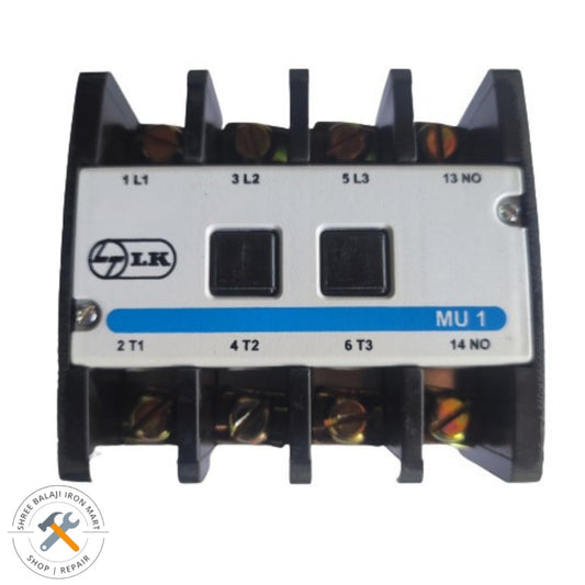 Lauritz Knudsen MU1 Contactor 16A AC3 – 55A AC1 – 360V Coil – HSN 8536 – Cat. No. CS94007COOO