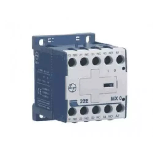 Lauritz Knudsen (Formerly L&T Switchgear Business) MX0 22E Contactor Relay – 2NO+2NC Aux Contacts, AC-15 4A @ 415V, 110V AC Coil – Cat No. CS94020AOOO
