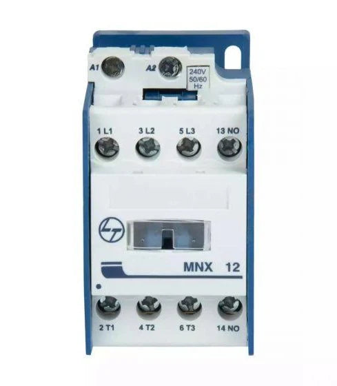 Lauritz Knudsen (Formerly L&T Switchgear Business) MNX 12 110V 3 Pole Power Contactor with 1NO Aux Contact – Cat No. CS94108AOOO