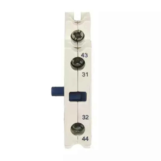 Lauritz Knudsen (Formerly L&T Switchgear Business) Auxiliary Contact Block MNX45–80 1NO+1NC First Right Side Mount – Cat No. CS94202OOOO