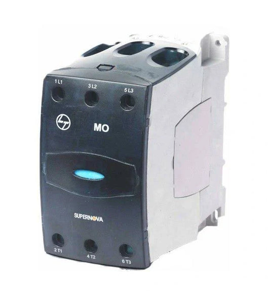 Lauritz Knudsen (Formerly L&T Switchgear Business) MO 9 3 Pole Power Contactor 9A AC-3 240V with 1NO+1NC Aux – Cat No. CS94833BOOO